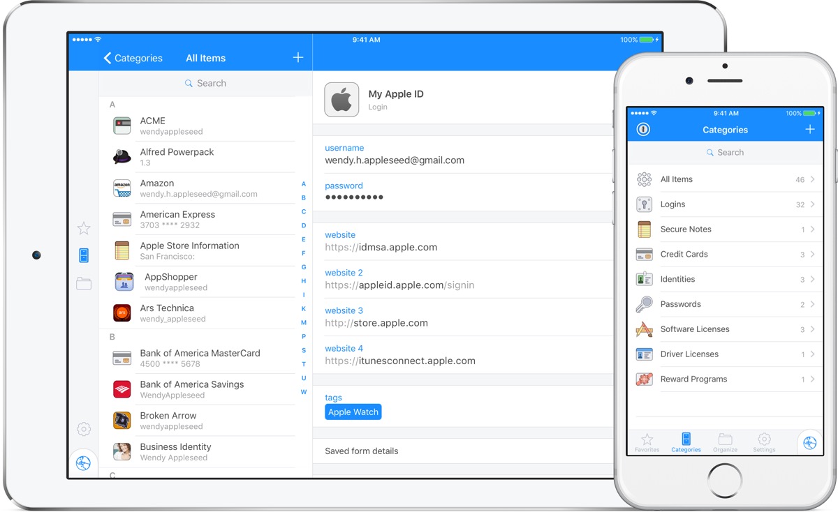 alternatives for 1password for mac and pcs