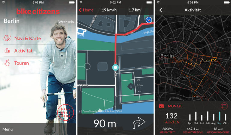 fahrrad navi app für iphone 6