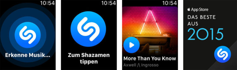 Shazam на apple watch как настроить