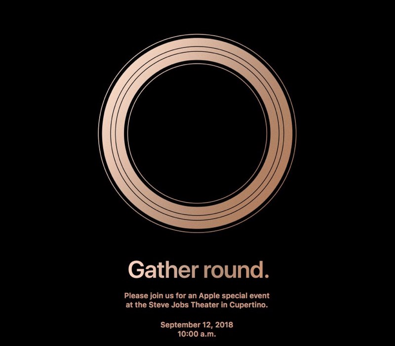 Gather Round IPhone Keynote Findet Am 12 September Im Steve Jobs 