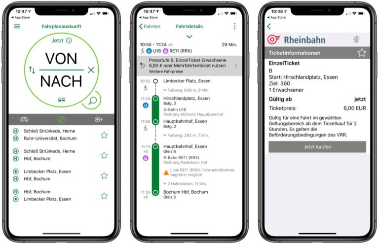 VRRApp erlaubt wieder den Kauf von Tickets für Bus und