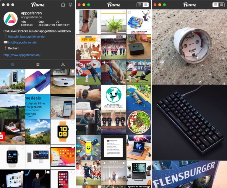 flume instagram desktop