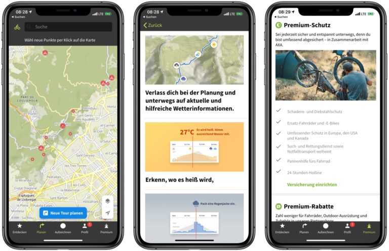 Komoot Premium ab sofort für 59,99 Euro pro Jahr verfügbar