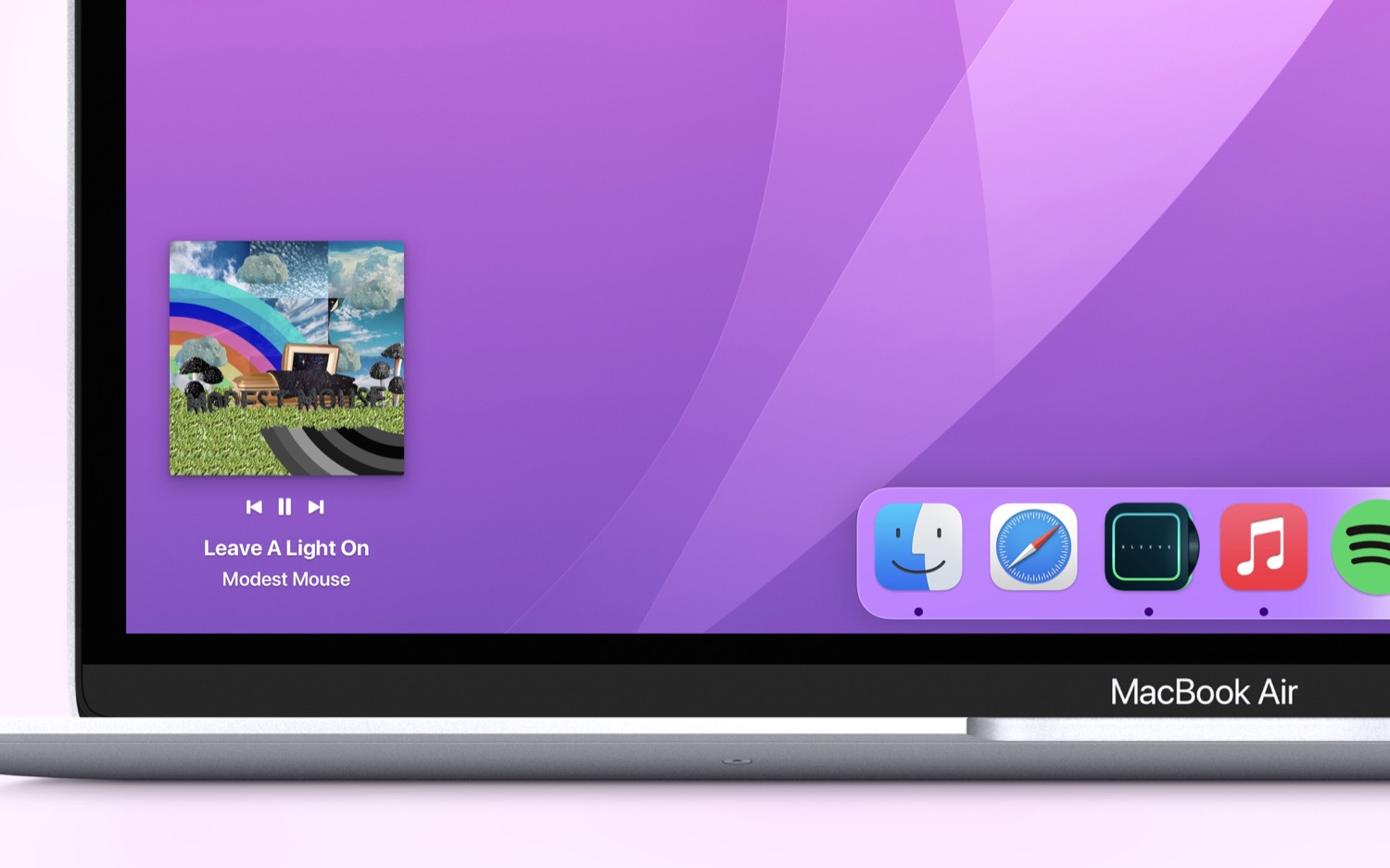Sleeve' brings an Apple Music or Spotify now playing widget to your Mac's  desktop - 9to5Mac